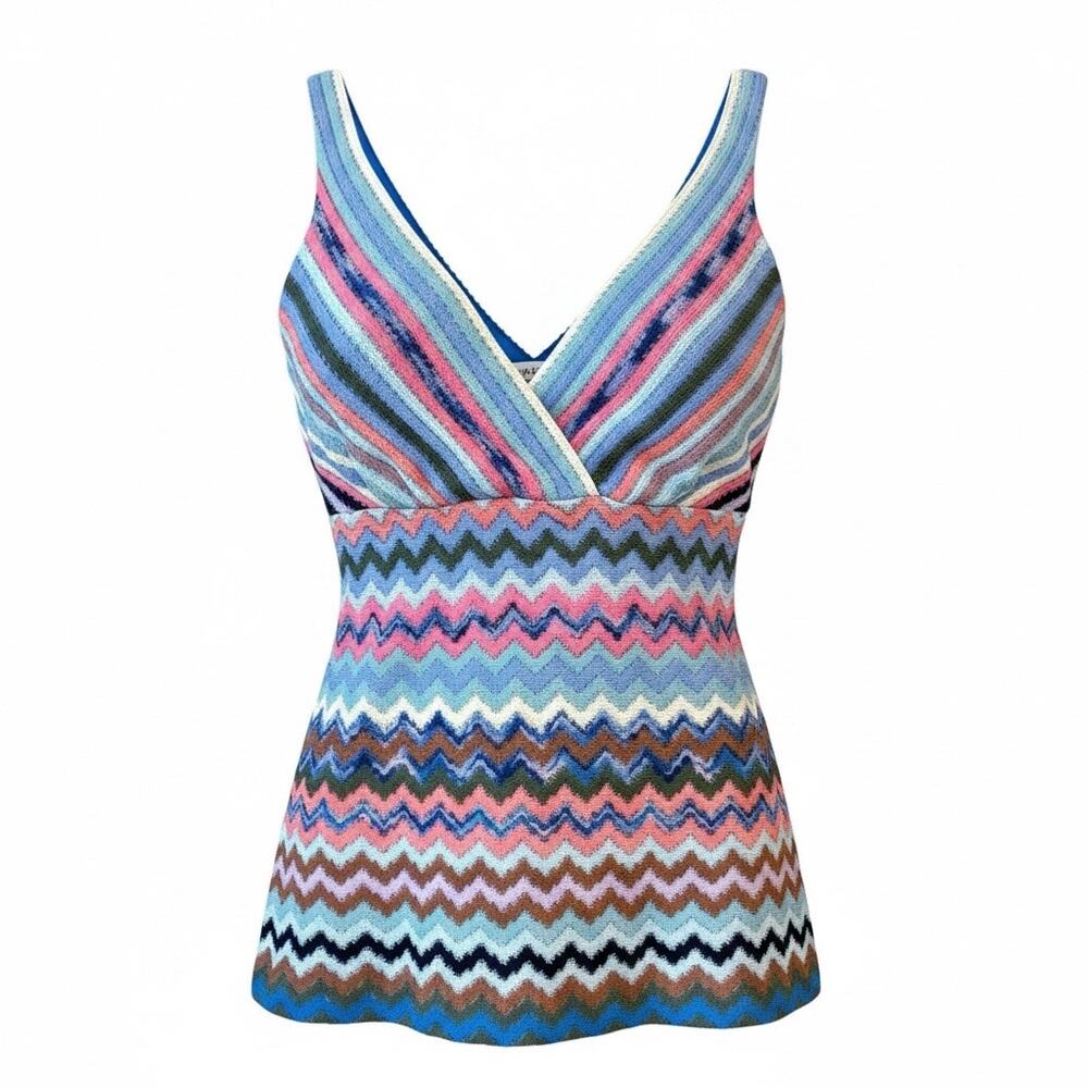 Missoni Orange Label Knit Tank Size 38 IT 2 US
